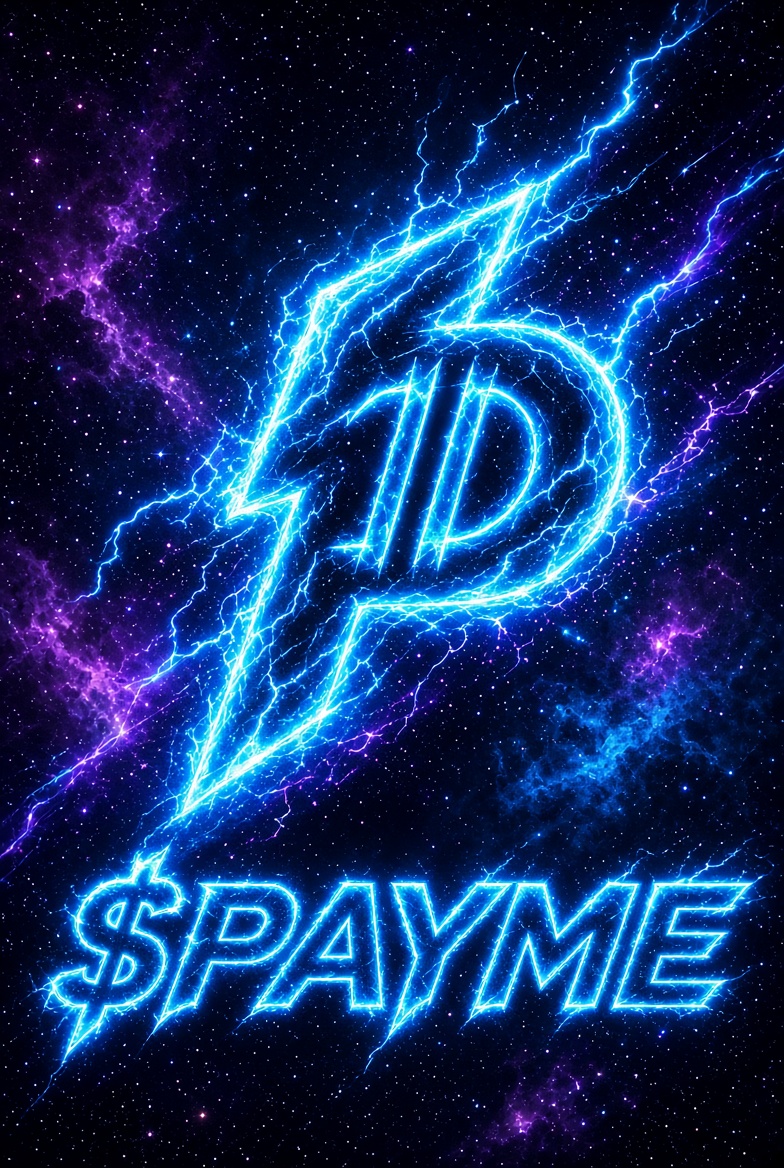 Electric $PAYME lightning lockup in deep space